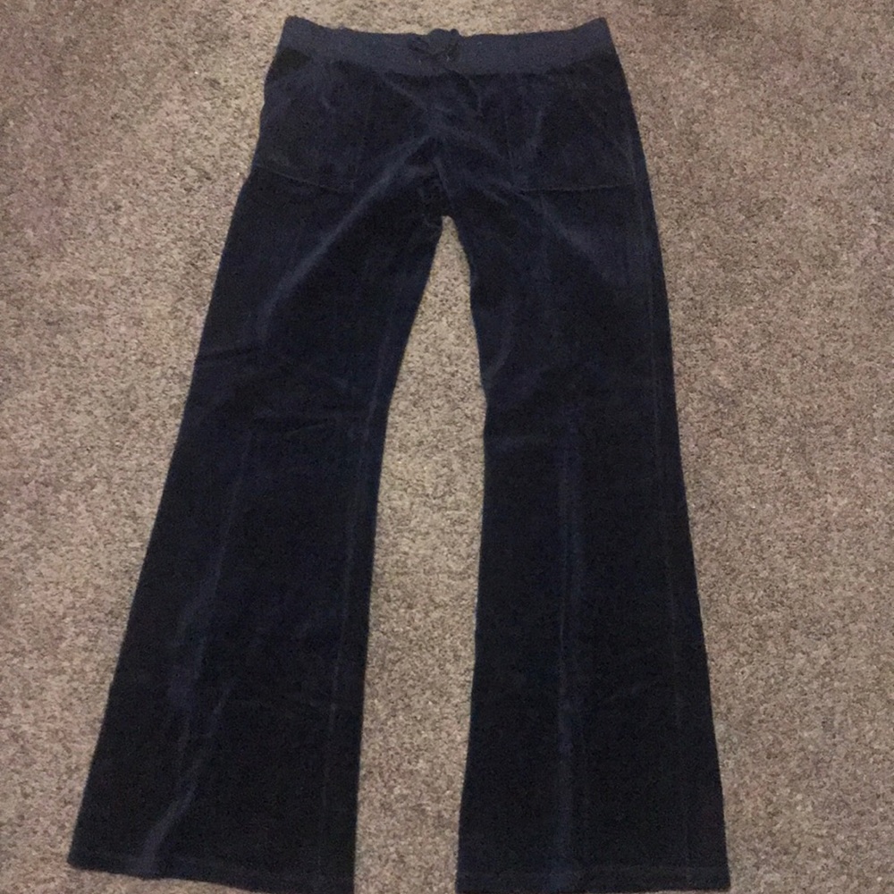 JUICY COUTURE DARK BLUE TRACK PANTS NWT